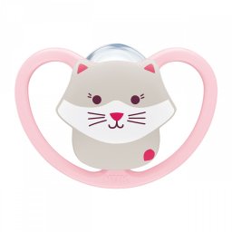 Dudlík NUK Perfect Match Air CAT 6-18m 1ks box, vel. 6-18 m
