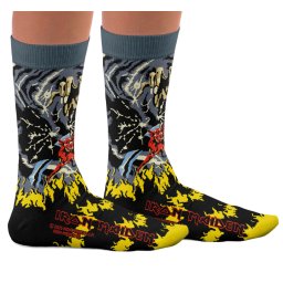 ponožky Iron Maiden - Number Beast - SOCK AFFAIRS - SS-IM-Number-Beast-Socks