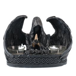 svícen (dekorace) Black Angel of Death - 839-3052