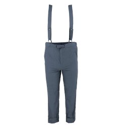 Kalhoty s kšandami BULHARSKÉ ŠEDOMODRÉ vel. 164/100