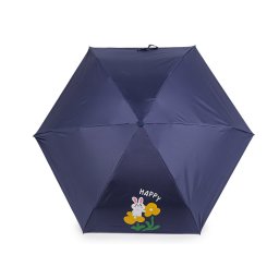 Dívčí mini skládací deštník květy, barva 3 modrá tmavá