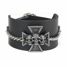 náramek Skull Cross - LSF1 110