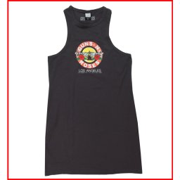 šaty dámské Guns N' Roses - VINTAGE BULLET - CHARCOAL - AMPLIFIED - POŠKOZENÉ - MY1367
