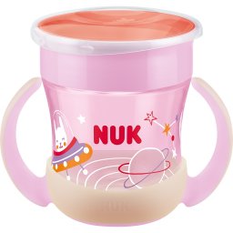 Dětský hrníček Mini Magic NUK Cup Night 160 ml pink