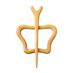 Gaira® Dřevěná brož Motýl 3912