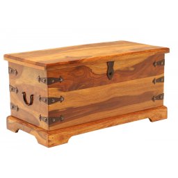 indickynabytek.cz - Truhlice Jali 90x45x45 z indického masivu palisandr / sheesham