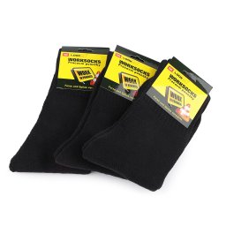 Pánské bavlněné ponožky pracovní, barva 2 (vel. 43-46) černá hladké