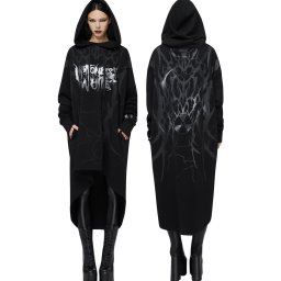 mikina unisex KILLSTAR X MOTIONLESS IN WHITE - Pitch Black Evil - Black - KSRA014426