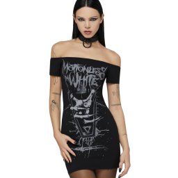 šaty dámské KILLSTAR X MOTIONLESS IN WHITE - Up From Hell - Black - KSRA014411