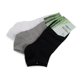 Bambusové ponožky kotníkové unisex, barva 5 (vel. 39-42) mix