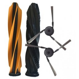 Kartáče pro DREAME Aqua10 Roller, D20 Pro, L40s, L50, Matrix, X50, X60, Mova Mobius 60, V50, Z60, 4 díly