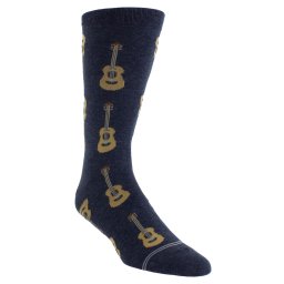ponožky PERRI´S SOCKS - ACCOUSTIC - GUITAR CRE - DENIM HTR - PSB302-411