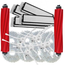 22ks HEPA filtry, kartáče, mopy pro ROBOROCK QRevo MaxV, QRevo Pro, QRevo S, QRevo Plus sada