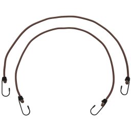 MFH gumicuk upínací s kovovými háky ø 6mm / délka 75 cm COYOTE