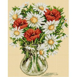 Sestava pro vyšívání křížkovým stehem Malwina 24x30cm - č. 6020