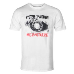 tričko pánské System Of A Down - Mezmerize Clock - White - HYBRIS - WMX-1-SOAD003-H95-11-WH