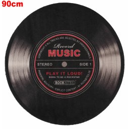 koberec Record Music - Black - ROCKBITES - 100995