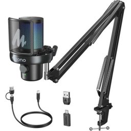 Maono DM40 Pro S bezdrátový herní mikrofon černý