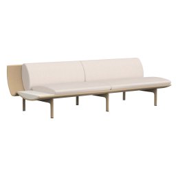 Gandiablasco designové zahradní sedačky Dunne 3 Seater Sofa With Table