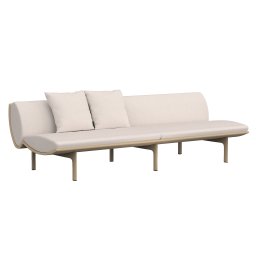 Gandiablasco designové zahradní sedačky Dunne 3 Seater Sofa