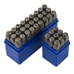DEMA Raznice písmena + čísla 10 mm, 36-dílná sada 18501D
