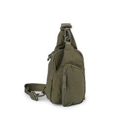 Malý batoh / kabelka crossbody 18x24 cm, barva 5 zelená khaki