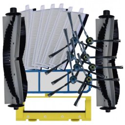 20ks Sada HEPA filtrů, kartáčů, krytu kartáče pro ETA Falco, Silvercrest SSRA1 a Tesla Robostar T80 Pro