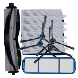 12ks Sada HEPA filtrů a kartáčů pro ETA Falco, Silvercrest SSRA1, iLife, Zaco, Tesla
