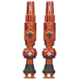 Muc-Off Big Bore Lite Tubeless Valves Orange Small - Inovativní bezdušové ventilky