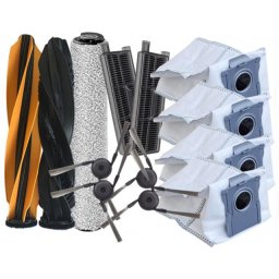 12ks Sada HEPA filtry, kartáče, mopovací válec a sáčky pro DREAME Aqua10 Ultra Roller / Mova Z60