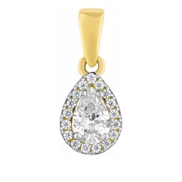 Silvego Zlatý přívěsek Orianna ze žlutého zlata s Brilliance Zirconia - FNN22548PGYW
