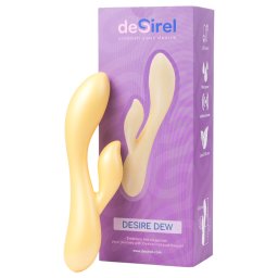 Desirel Desire Dew - chytr vibrtor s ramenem na klitoris (lut)