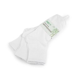 Bambusové ponožky, barva 2 (vel. 43-46) bílá