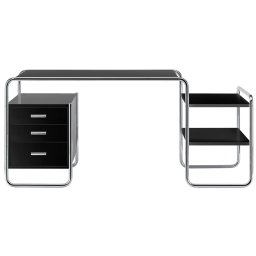 Thonet designové pracovní stoly S 285 (2 Shelves, 1 Big Corpus)