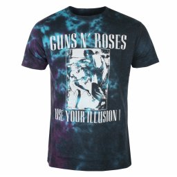 tričko pánské Guns N' Roses - Monochrome - BLUE - ROCK OFF - GNRTS126MDD