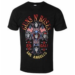 tričko pánské Guns N' Roses - Cali '85 - Black - ROCK OFF - GNRTS129MB