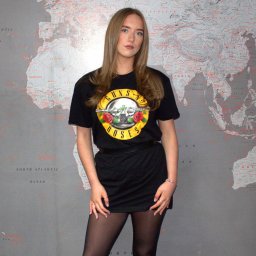 šaty dámské Guns N' Roses - Classic Logo - ROCK OFF - GNRDRS04LB