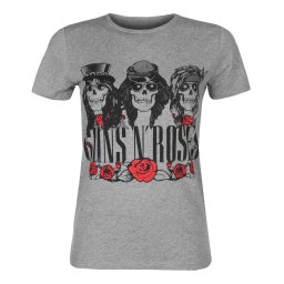 tričko dámské Guns N' Roses - Hell Group - GREY - ROCK OFF - GNRTS156LG