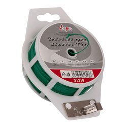 DEMA Vázací drát 0,65 mm x 100 m, zelený 31318D