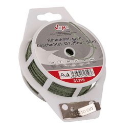 DEMA Drát na popínavé rostliny potažený plastem 1,35 mm x 50 m, zelený 31319D