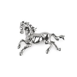 Brož kůň, barva 1 stříbrná