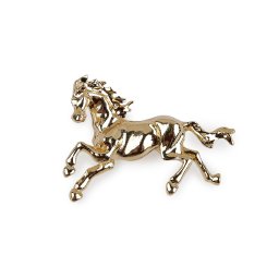Brož kůň, barva 2 zlatá