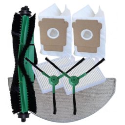 8ks Kartáče, HEPA filtry, mop a sáčky pro iRobot Roomba Combo 105+/ Combo Essential 2 Plus sada