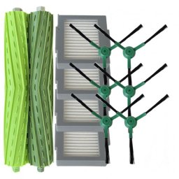 12ks HEPA filtry a kartáče pro iRobot Roomba Max 705 Vac/504 Plus Vac sada