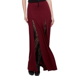 sukně dámská KILLSTAR - Crimson Bite - Red - KSRA014346