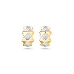 Jedinečné briliantové náušnice Parker, žluté zlato 14K IZBR1519N