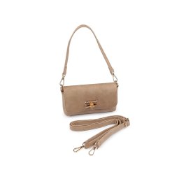 Kabelka crossbody 12x18 cm, barva 6 béžová