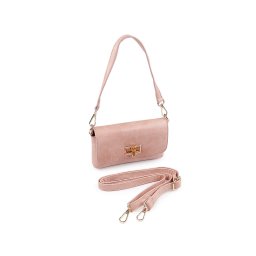Kabelka crossbody 12x18 cm, barva 7 pudrová
