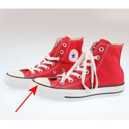 boty CONVERSE - All Star Hi - RED - POŠKOZENÉ - MY1394