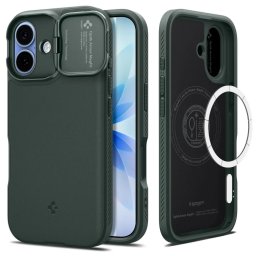 Pouzdro Spigen Optik Armor Mag MagSafe iPhone 17 - Abyss Green